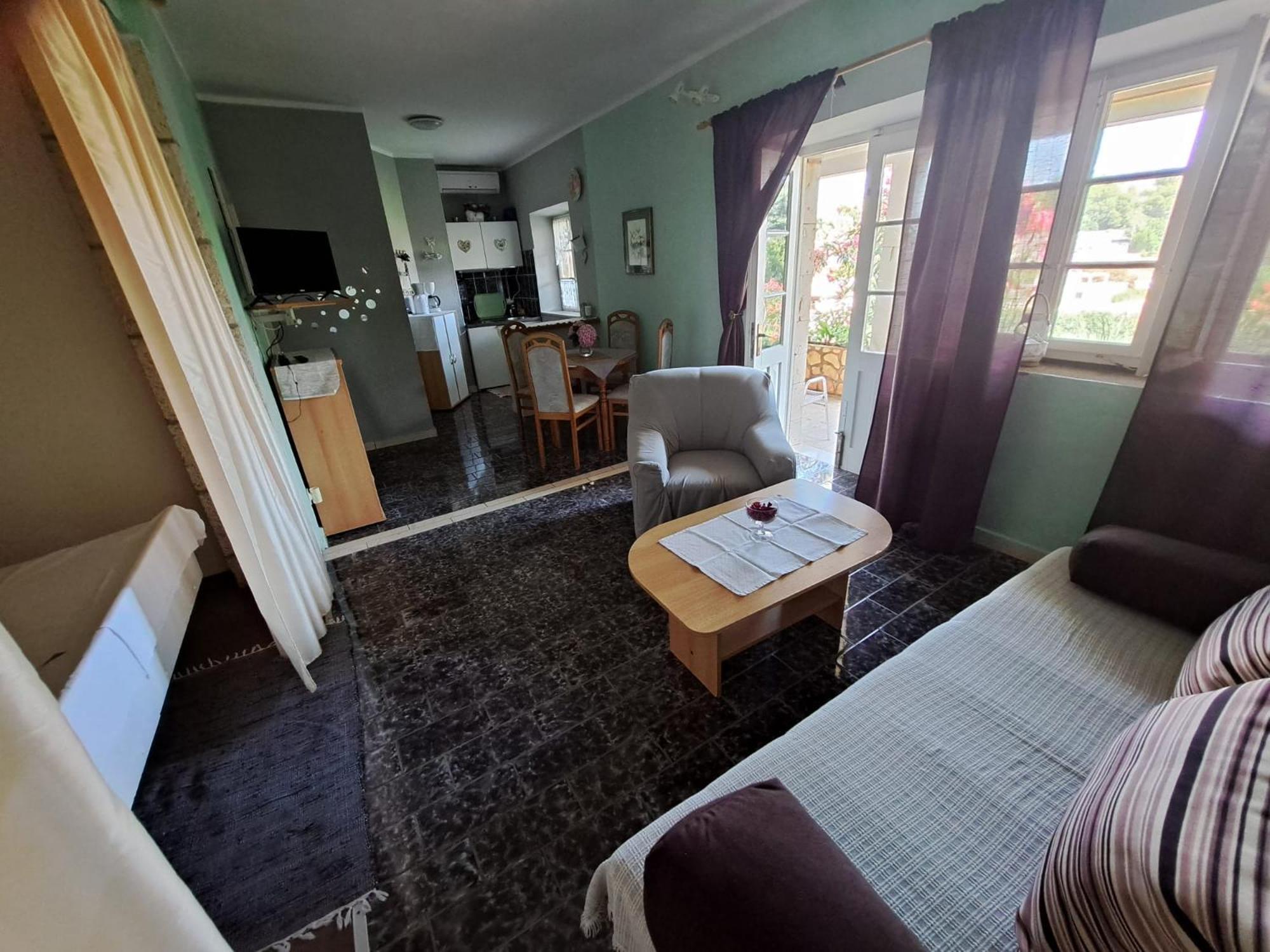Apartmani Dusica Lumbarda Dış mekan fotoğraf