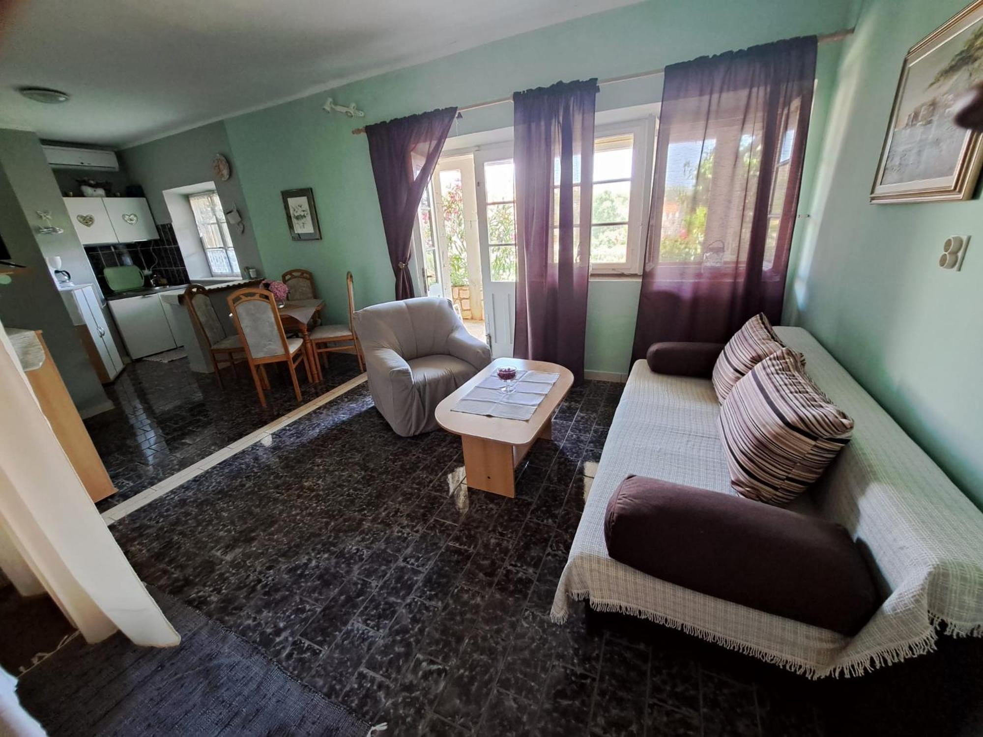 Apartmani Dusica Lumbarda Dış mekan fotoğraf